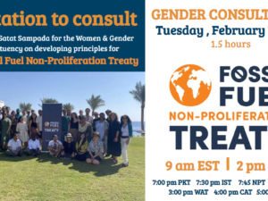 FFNPT Gender Consultation