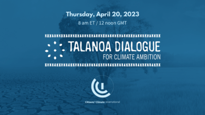 CCI Global Talanoa Dialogue For Climate Ambition