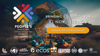 People’s Pavilion brings remote engagement to COP29